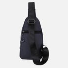 Сумка-слинг мужская из текстиля, отверстие для наушников, цвет серый 9684148