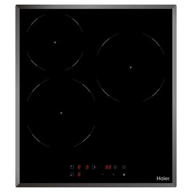 Варочная панель Haier HHY-C53NVB, электрическая, 3 конфорки, чёрная  (артикул 9768081)  большой выбор товаров оптом и в розницу по низким ценам с доставкой