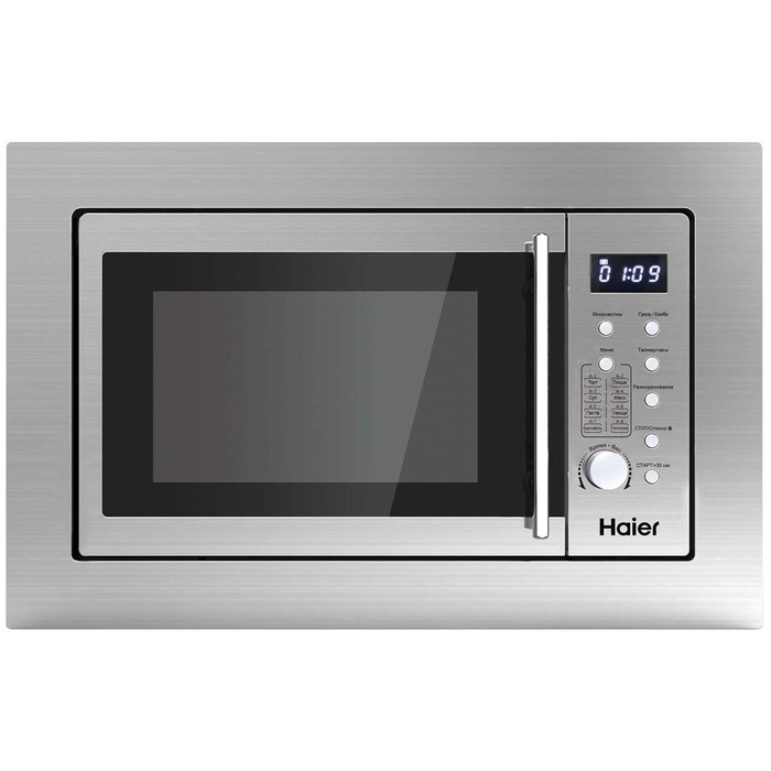 Микроволновая печь Haier HMX-BDG259LX, встраиваемая, 1200 Вт, 25 л, белая - Фото 1