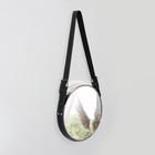 Зеркало настенное круглое «Антураж» d зеркальной поверхности 28 см, с ремешком из искусственной кожи, МИКС - Фото 4