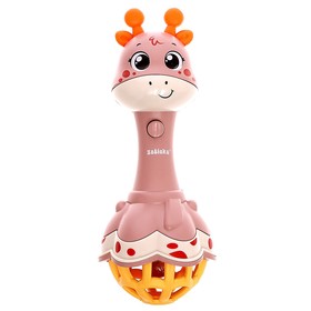 Музыкальная игрушка «Весёлый жирафик», звук, цвета МИКС, в пакете