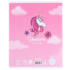 Тетрадь в линейку 24 листа, 5 видов МИКС, тиснение, обложка мелованный картон, «Минни Маус и единорог» - Фото 11