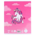 Тетрадь в линейку 24 листа, 5 видов МИКС, тиснение, обложка мелованный картон, «Минни Маус и единорог» - Фото 5