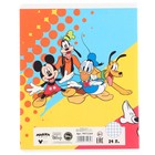 Тетрадь в клетку 24 листа, 5 видов МИКС, обложка мелованная бумага, «Минни Маус» - Фото 11