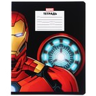 Тетрадь в клетку 24 листа, 5 видов МИКС, частичный уф-лак, обложка мелованный картон, «Мстители» - Фото 6