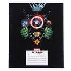 Тетрадь в линейку 24 листа, 5 видов МИКС, частичный уф-лак, обложка мелованный картон, «Мстители» - Фото 6