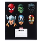 Тетрадь в линейку 24 листа, 5 видов МИКС, частичный уф-лак, обложка мелованный картон, «Мстители» - Фото 8