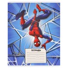 Тетрадь в линейку 24 листа, 5 видов МИКС, тиснение, обложка мелованный картон, «Человек-паук» - Фото 9