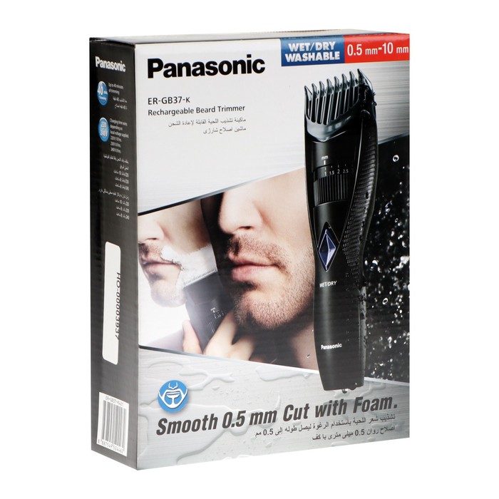 Триммер для волос PANASONIC ER-GB37-K421, 1-.10 мм, АКБ