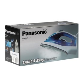 Утюг PANASONIC NI-M 300TATH BLUE, 1800 Вт, 20 г/мин, пар удар 80 г/мин, 210 мл, синий