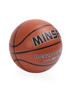Баскетбольный мяч MINSA, тренировочный, клееный, 8 панелей, р. 6, PU, бутиловая камера - Фото 6