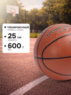 Баскетбольный мяч MINSA, тренировочный, клееный, 8 панелей, р. 7, PU, бутиловая камера - Фото 4