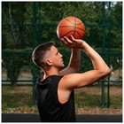 Баскетбольный мяч MINSA, тренировочный, PU, клееный, 8 панелей, р. 7 - фото 3610013