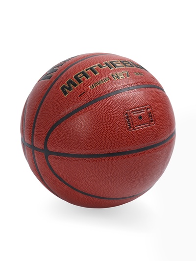 Баскетбольный мяч MINSA, матчевый, клееный, 8 панелей, р. 7, microfiber PU