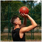 Баскетбольный мяч MINSA, матчевый, microfiber PU, клееный, 8 панелей, р. 7 - фото 3278923