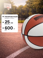 Баскетбольный мяч MINSA Hardwood Classic, PU, клееный, 8 панелей, размер 7, PU, бутиловая камера - Фото 4