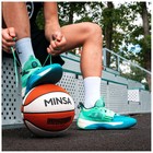 Баскетбольный мяч MINSA Hardwood Classic, PU, клееный, 8 панелей, р. 7 - фото 3902732