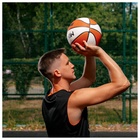 Баскетбольный мяч MINSA Hardwood Classic, PU, клееный, 8 панелей, размер 7, PU, бутиловая камера - Фото 6