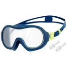 Маска для плавания детская ONLYTOP, беруши, цвет синий - Фото 3