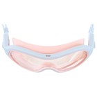 Маска для плавания детская ONLYTOP, беруши, цвет лиловый/кремовый - Фото 5