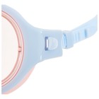 Маска для плавания детская ONLYTOP, беруши, цвет лиловый/кремовый - Фото 6