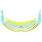 Маска для плавания детская ONLYTOP, беруши, цвет голубой/жёлтый - фото 3902766