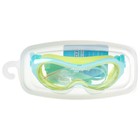 Маска для плавания детская ONLYTOP, беруши, цвет голубой/жёлтый - Фото 7