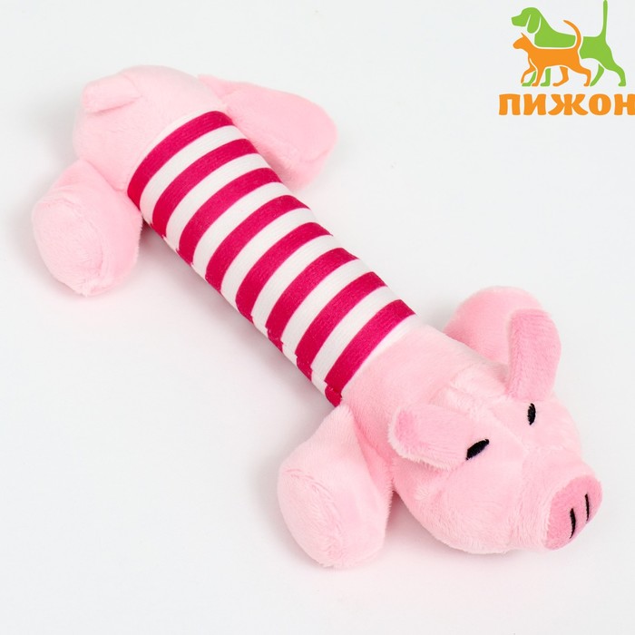 Игрушка для собак мягкая «Хрюшка», 24 см - Фото 1