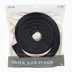 Лента защитная для углов мебели, 2 м, ширина 3,5 см, L-профиль, цвет черный, Крошка Я 9499520 - фото 13027692