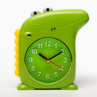 Часы - будильник настольные "Крокодил" детские, дискретный ход, d-9 см, 12 х 15 см, АА - Фото 1