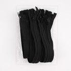 Молния «Спираль», №7, 2 бегунка, разъёмная, замки автомат, 100 см, чёрная - Фото 3