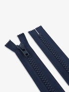 Молния «Трактор», №10, неразъёмная, замок автомат, 18 см, тёмно-синяя - Фото 3