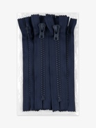 Молния «Трактор», №10, неразъёмная, замок автомат, 18 см, тёмно-синяя - Фото 4