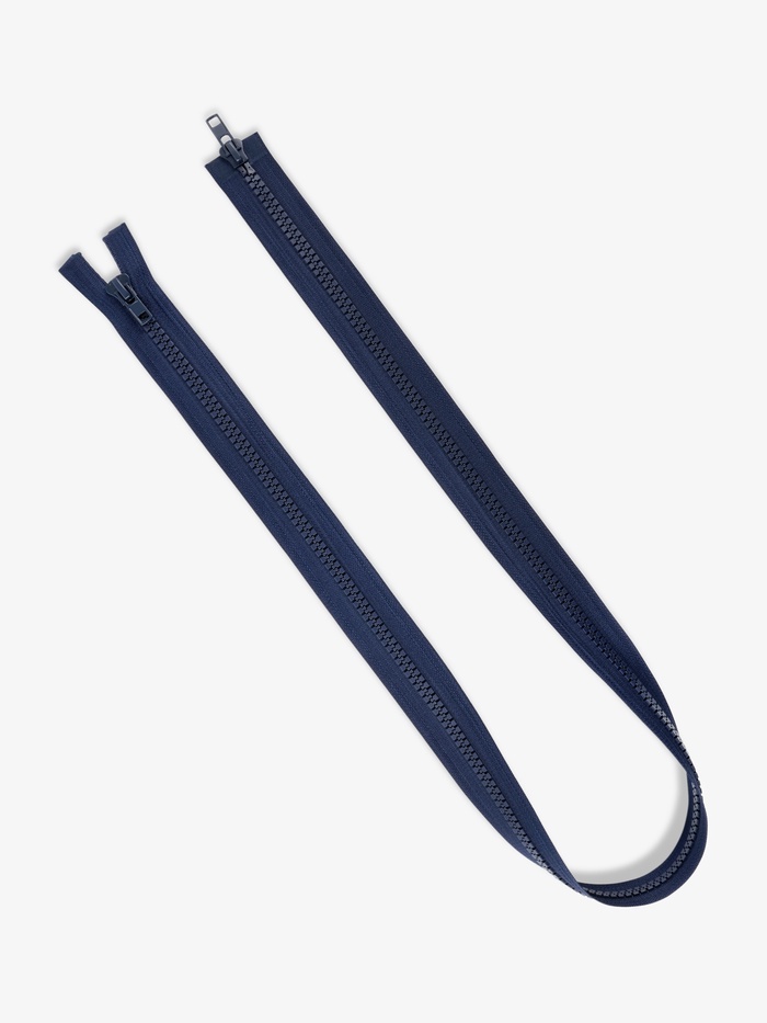 Молния «Трактор», №10, разъёмная, 2 замка, замки автомат, 110 см, тёмно-синяя - Фото 1