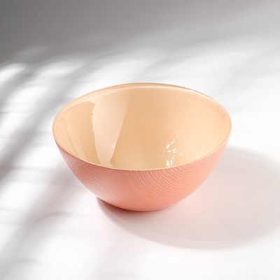 Салатник «Айвори. Кораллы», d=15 см, стекло, бежевый