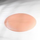 Тарелка «Айвори», стеклянная, d=28 см, цвет коралловый - фото 4386337