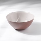 Салатник «Мокко. Капучино», 200 мл, d=15 см, стекло, бежевый - Фото 1