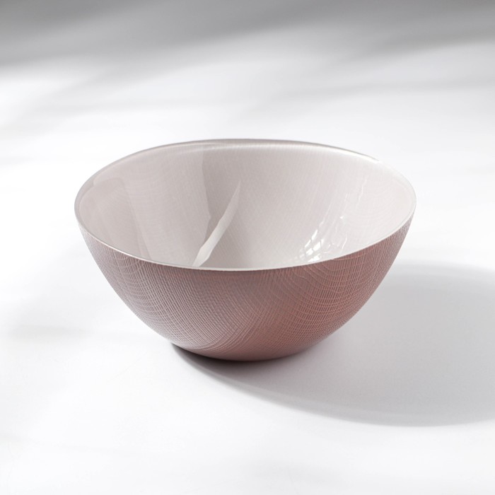 Салатник «Мокко. Капучино», 200 мл, d=15 см, стекло, бежевый - Фото 1