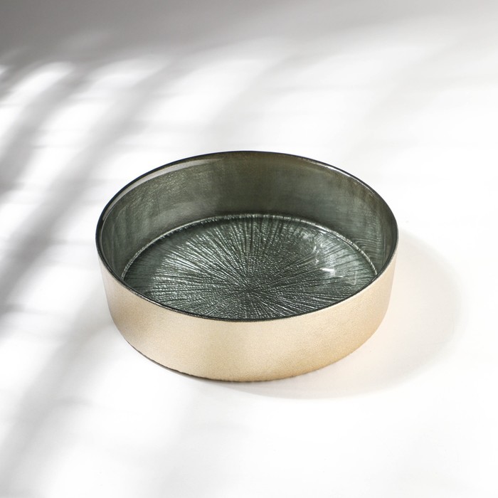 Блюдо Victoria Regina, стеклянное, d=16 см - Фото 1