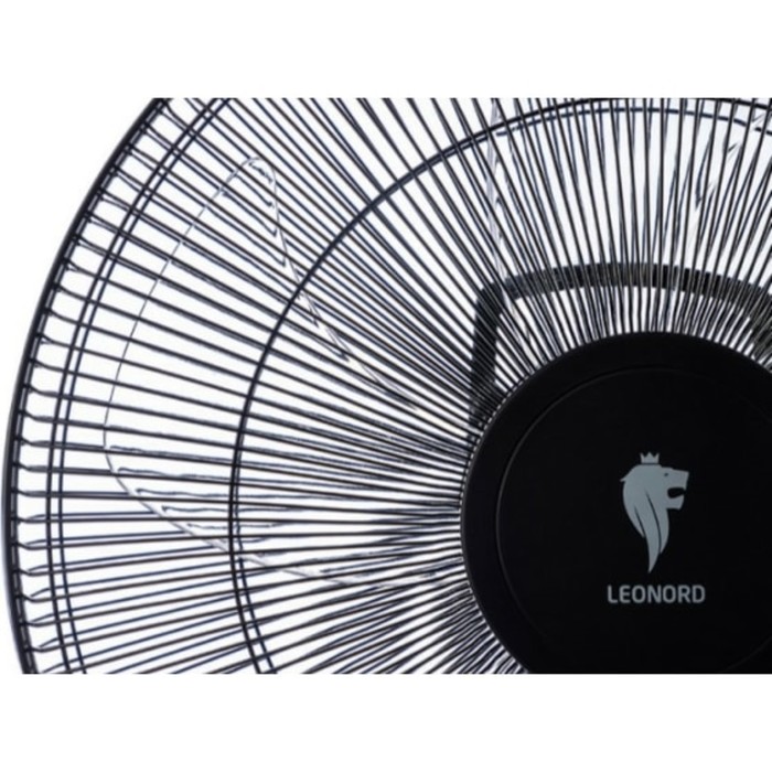 Вентилятор Leonord LE-1603, напольный, 55 Вт, 3 скорости, пульт, чёрный