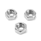 Гайка ТУНДРА, шестигранная, DIN 934, класс прочности 6, оцинкованная, М8, фасовка 1 кг - Фото 1