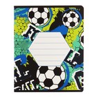 Комплект тетрадей из 10 штук, 12 листов в косую линию Calligrata "Футбол", обложка мелованный картон, ВД-лак, блок офсет, 5 видов по 2 штуки - фото 23723008