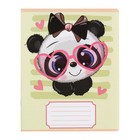 Комплект тетрадей из 10 штук, 12 листов в крупную клетку Calligrata "Милашки с бантиком", обложка мелованная бумага, ВД-лак, блок офсет, 5 видов по 2 штуки - фото 24399357