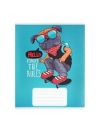 Комплект тетрадей из 10 штук, 12 листов в узкую линию Calligrata "Собачий стиль", обложка мелованный картон, ВД-лак, блок офсет, 5 видов по 2 штуки - Фото 9