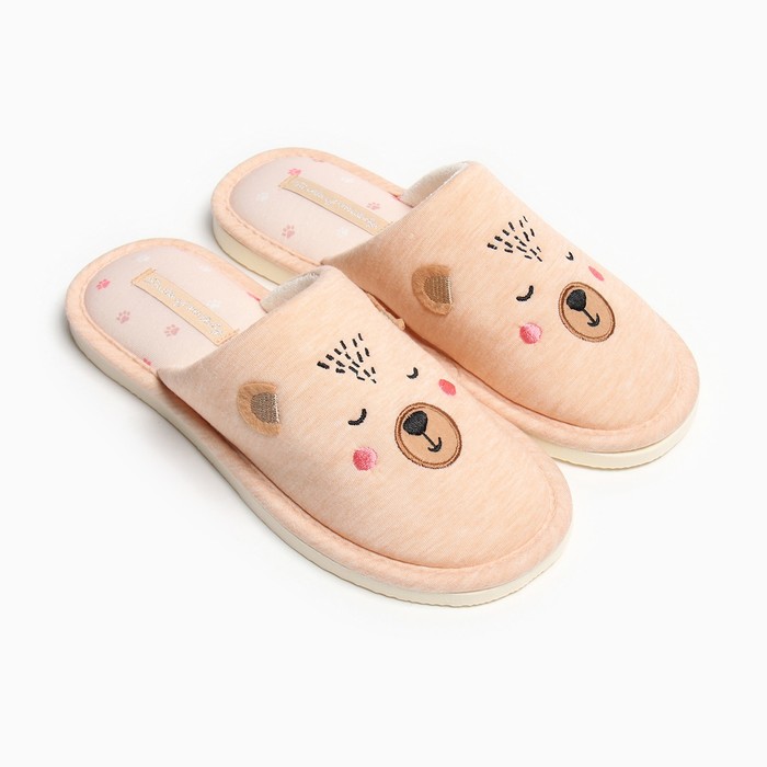 Тапочки женские закрытые, размер 38/39 - Фото 1