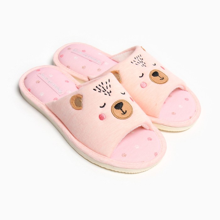 Тапочки женские открытые, размер 36/37 - Фото 1