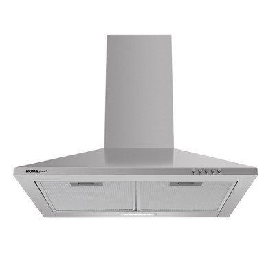 Кухонная вытяжка HOMSair DELTA 50, 23 м2, 3 режима, нержавеющая сталь