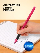 Ручка шариковая Berlingo. Tribase grip color zone, синий стержень, узел 0.7 мм, резиновый упор, МИКС - Фото 2