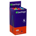 Ручка шариковая Berlingo. Tribase grip fuze, синий стержень, узел 0.7 мм, резиновый упор, МИКС - Фото 6