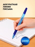 Ручка шариковая Berlingo. Tribase grip, синий стержень, узел 1.0 мм, резиновый упор - Фото 2